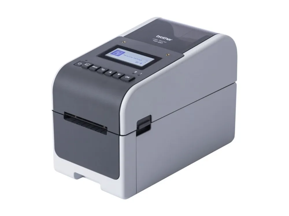 Brother TD-2350D203 - Mærkat/kvitteringsprinter - S/H - direkte termisk - Rulle (6,3 cm) - 203 dpi - op til 152.4 mm/sek. - Wi-Fi(n), Bluetooth 5.2, LAN, USB 2.0, USB vært