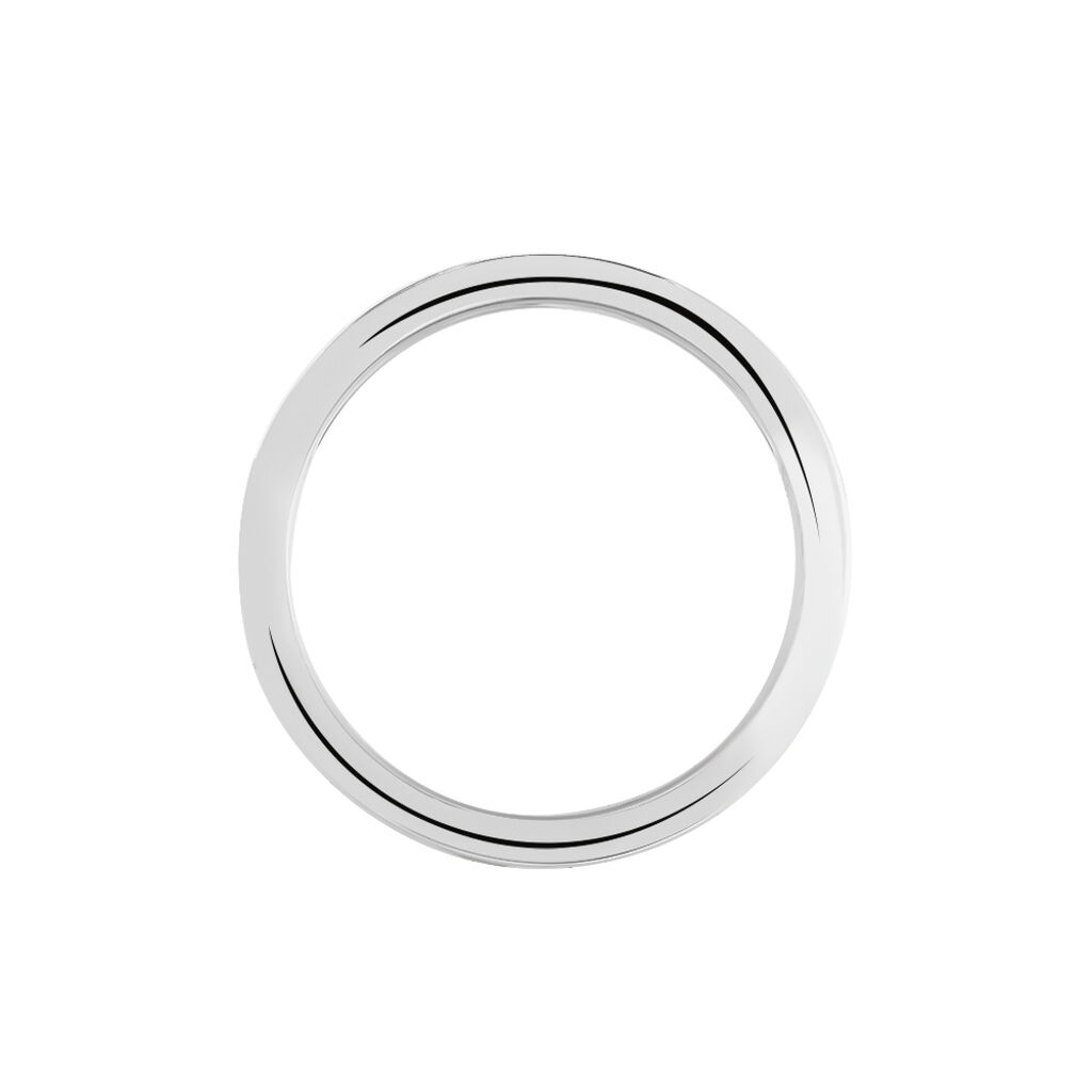 Alliance Gaia Ruban Plat Or Blanc