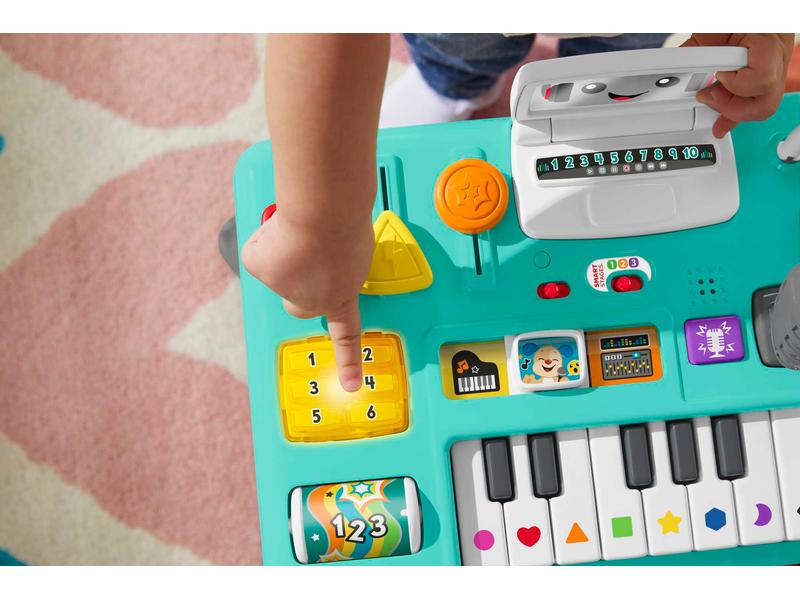 Fisher-Price Beschäftigungsspielzeug DJ Spieltisch Lernspass Mixspass DJ-Tisch-Aktivitätszentrum