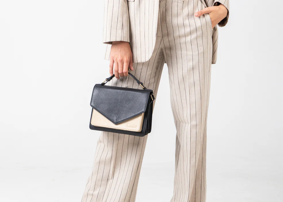 Chabo - Sophia Bag - Black/Creme