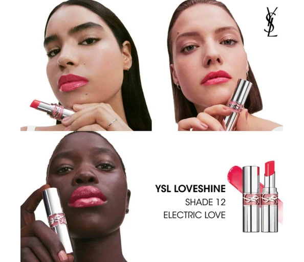 Yves Saint Laurent YSL Loveshine LippenstiftElectric Love 12
