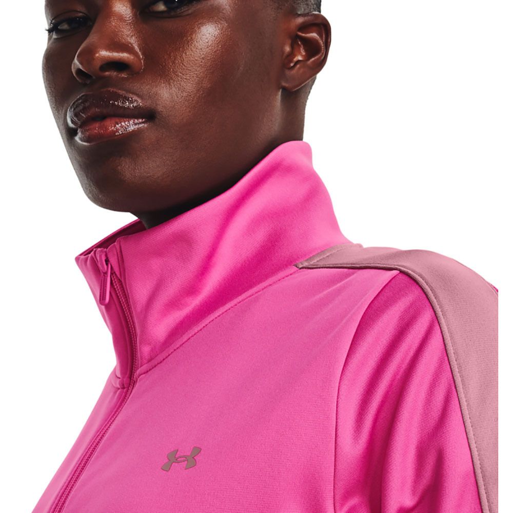Under Armour TRICOT - Veste + Jogging Femme rose