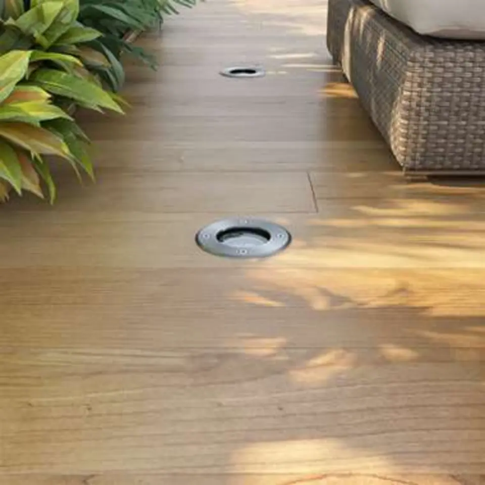 vidaXL - Grondspot - Zilver - Aluminium - 3 stuks
