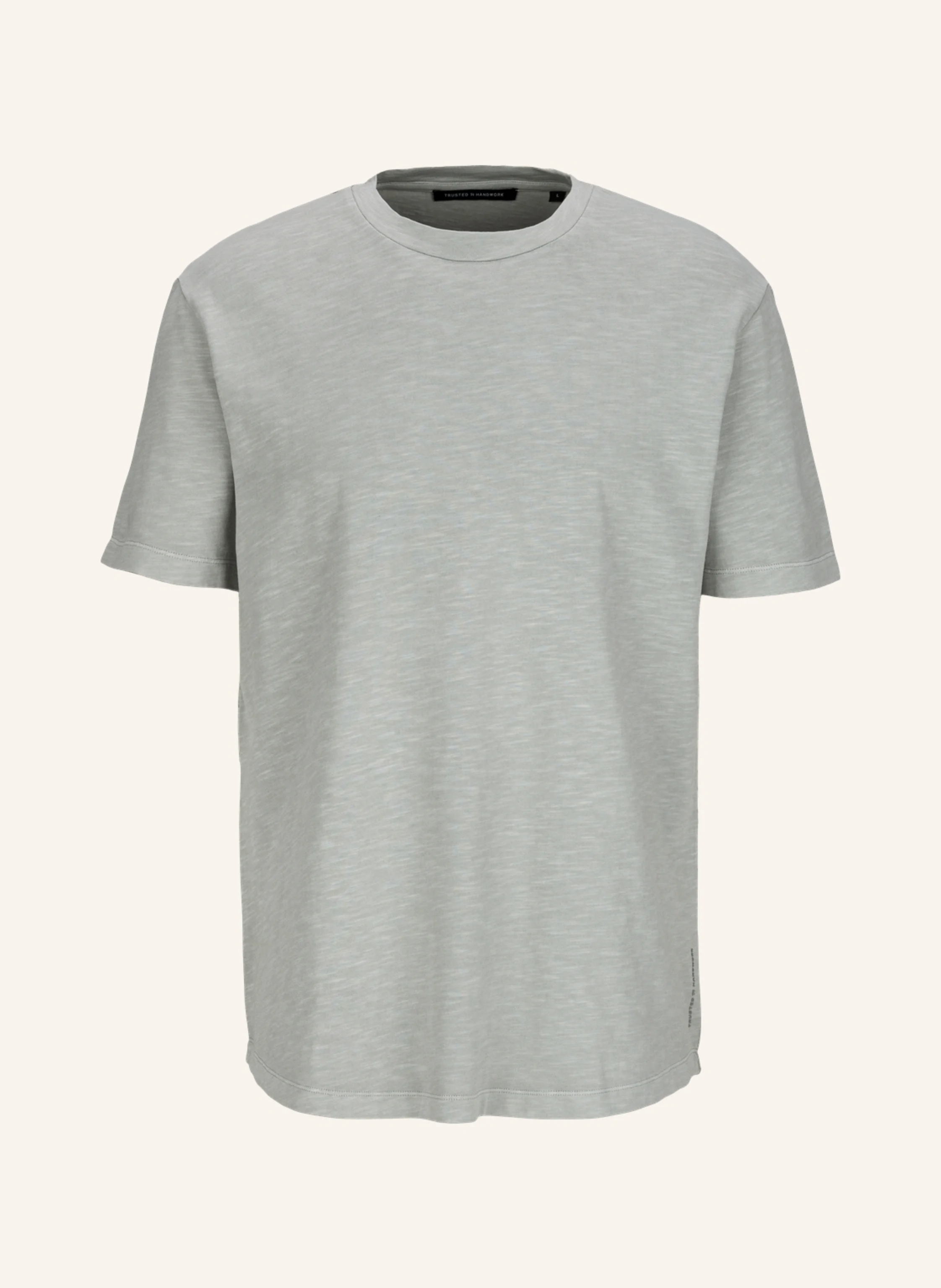 TRUSTED HANDWORK Round Neck 1/2-Sleeve T-Shirt