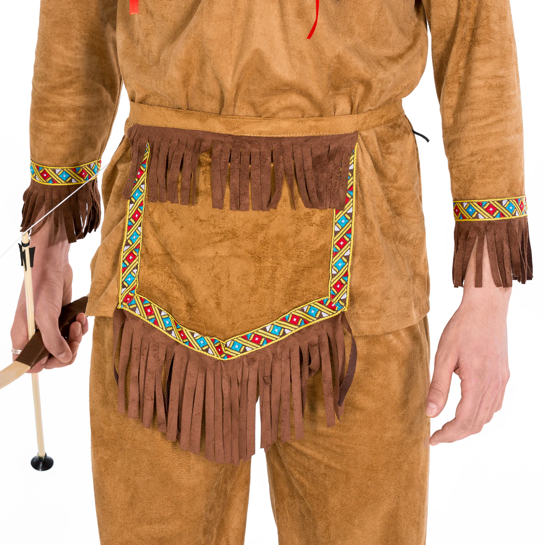 tectake® Herrenkostüm Indianer Häuptling großer Fuchs