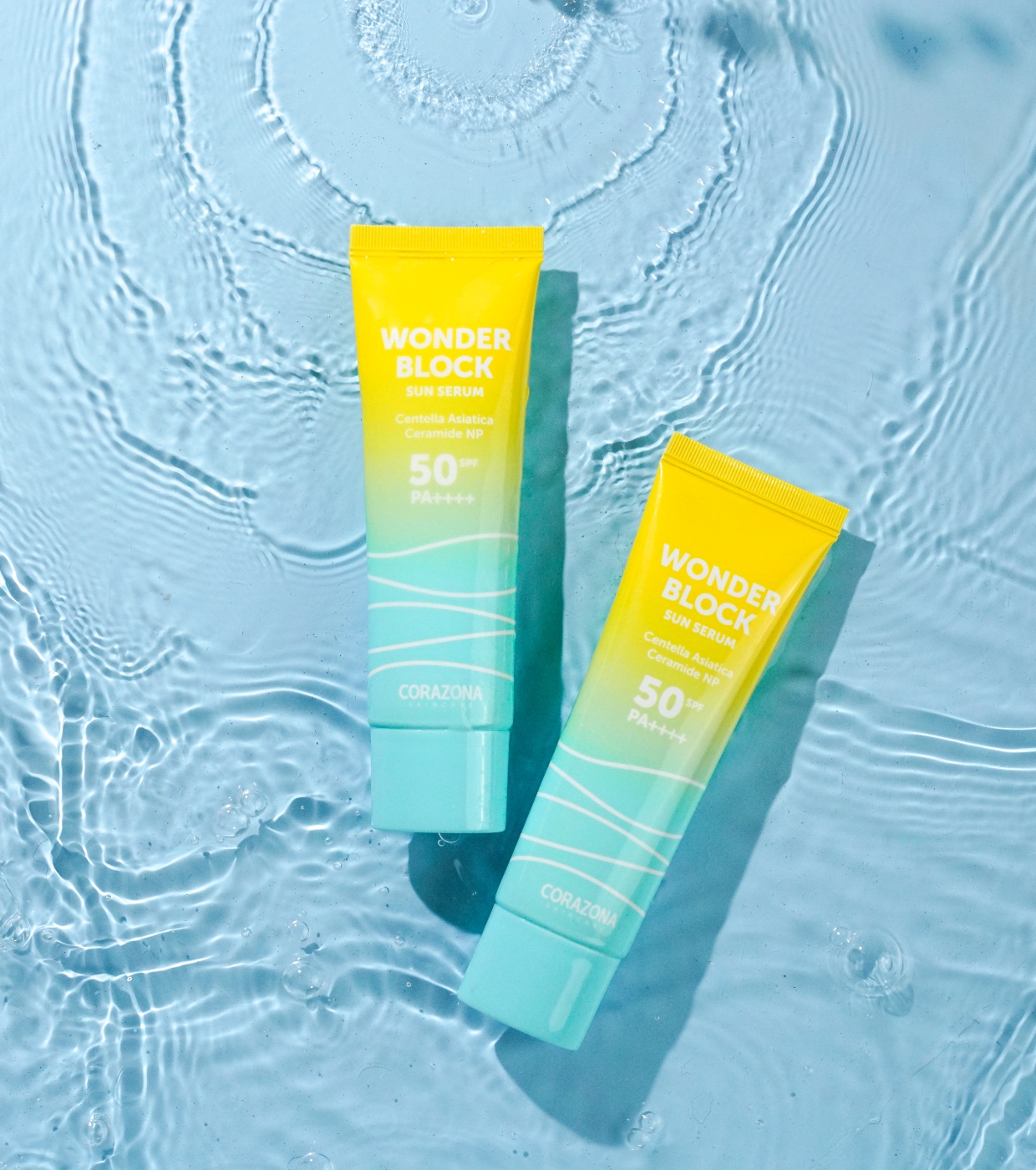CORAZONA Skincare - Protetor solar em sérum Spf 50 PA++++ Wonder Block