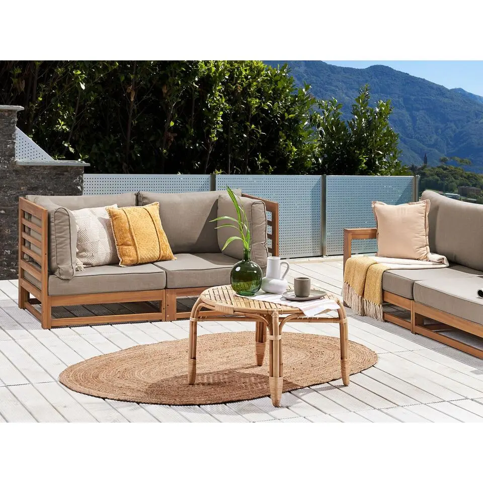 TRANI - Loungebank 2-zits - Lichthout - Acaciahout