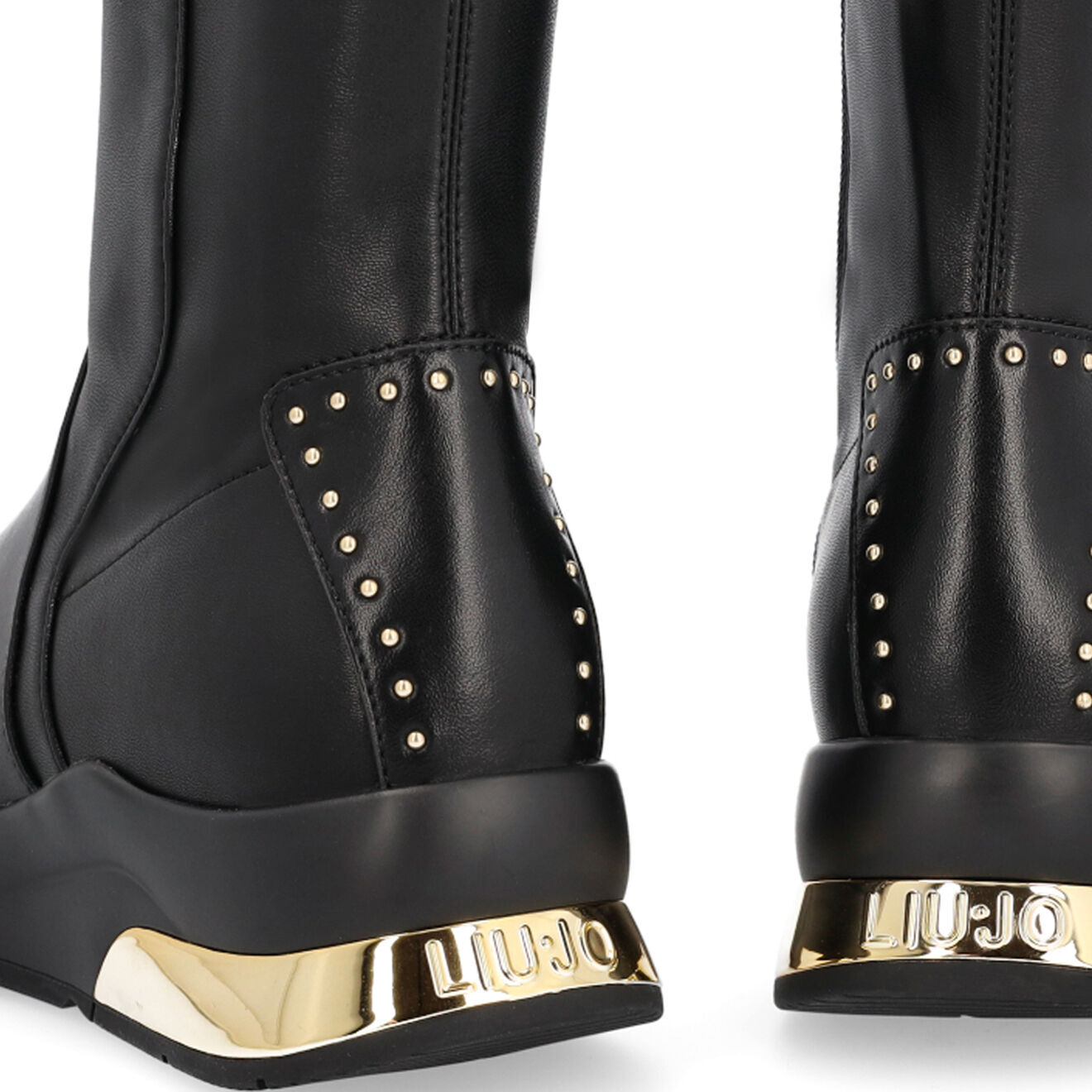 Liu-Jo Bottes Karlie en Cuir noires