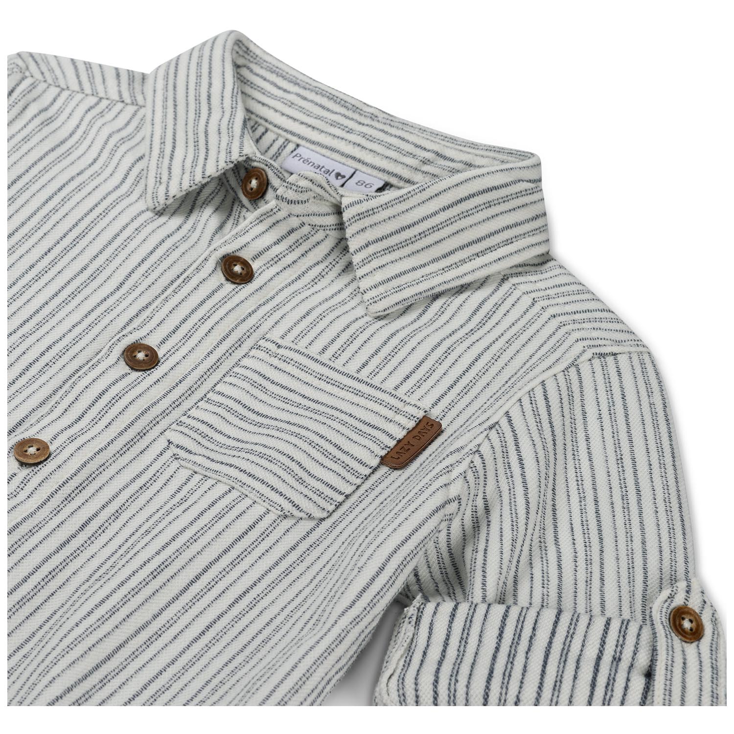 Prénatal peuter blouse driekwart mouwen strepen multi