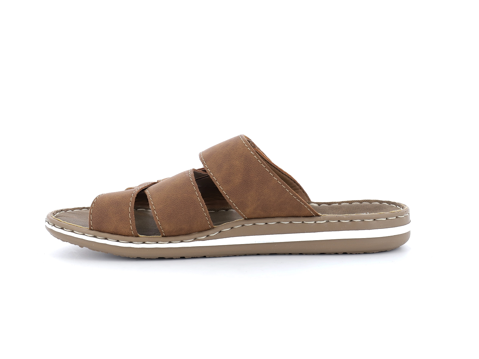 Rieker-21073 Synthétique Marron Foncé