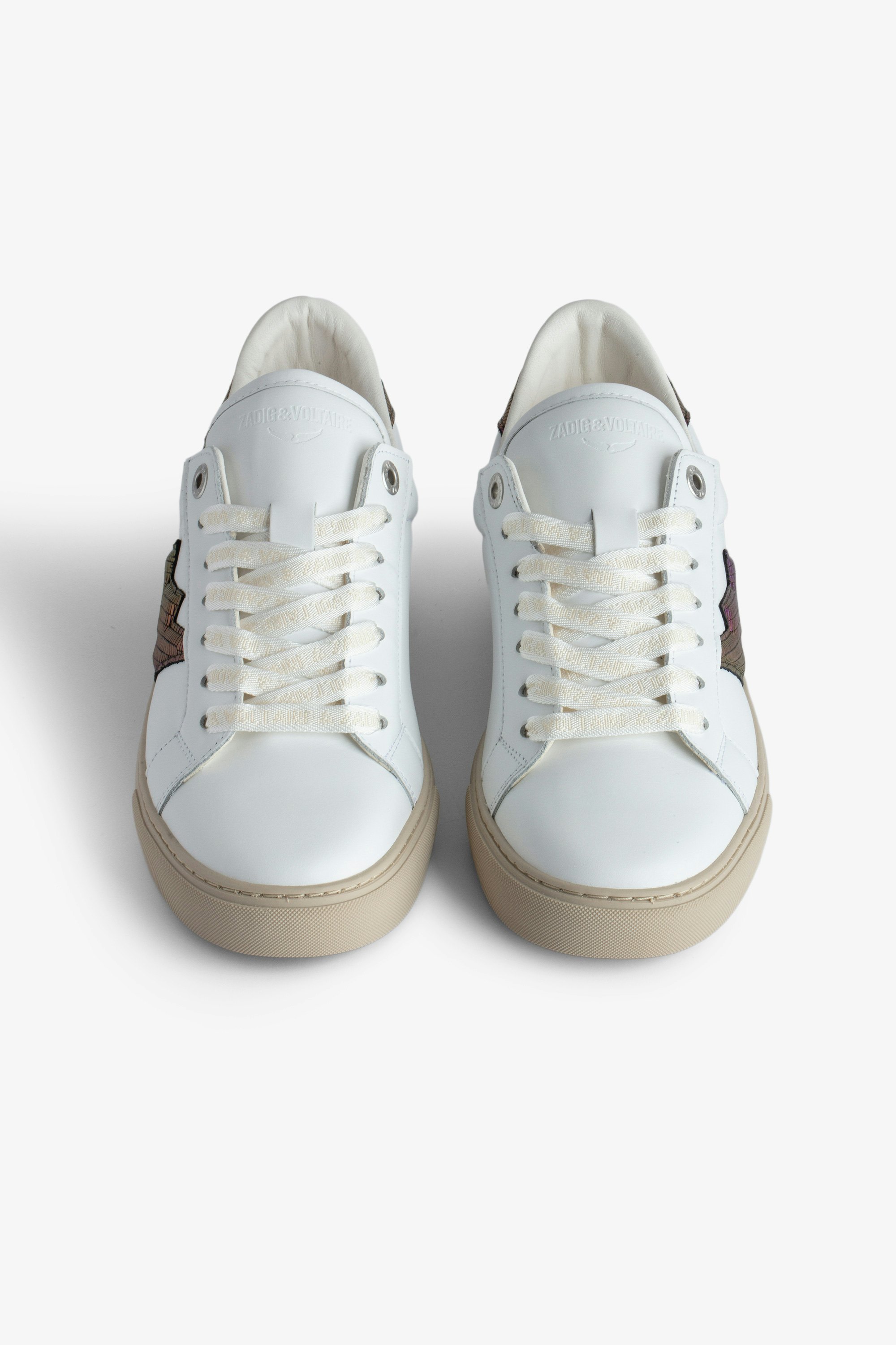 Sneakers Basses ZV1747 La Flash Métallisées Embossées