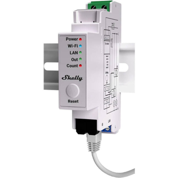 Shelly Pro EM-50 slimme energiemeter WiFi Bluetooth DIN-rail (2-kanalen)
