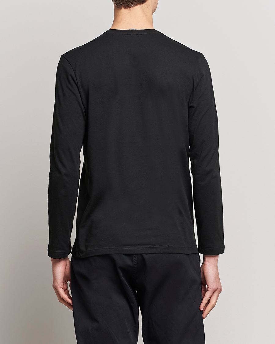 Lacoste Long Sleeve Crew Neck T-Shirt Black