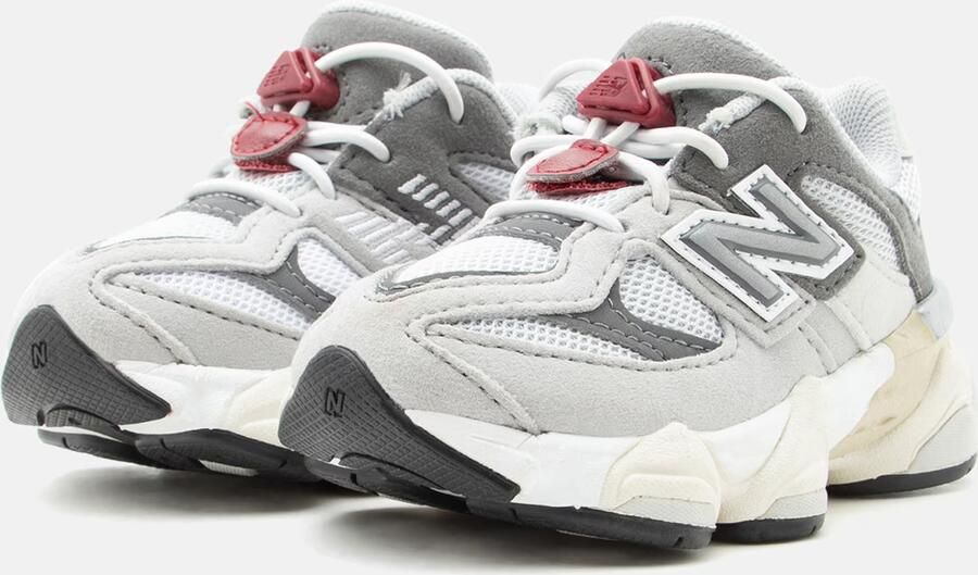 New Balance 9060 Babyschoenen Grijs Mesh Synthetisch