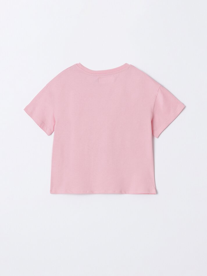 Camiseta com estampa do Bob Esponja - Nickelodeon - Rosa