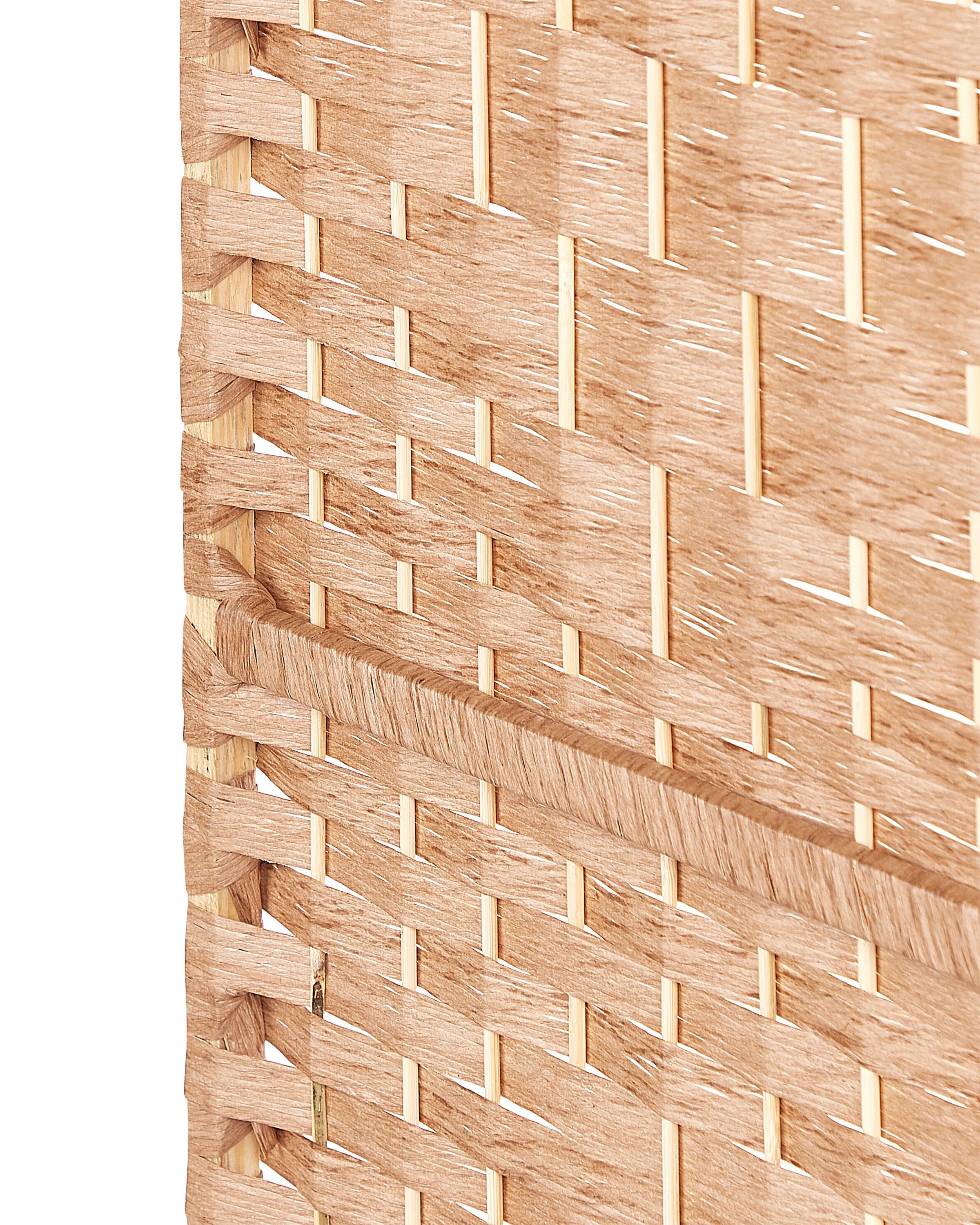 Roomdivider met 4 panelen LAPPAGO Natuurlijk 163 cm 170 cm