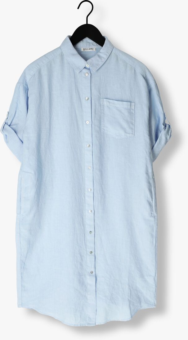 lichtblauwe bellamy midi jurk fay