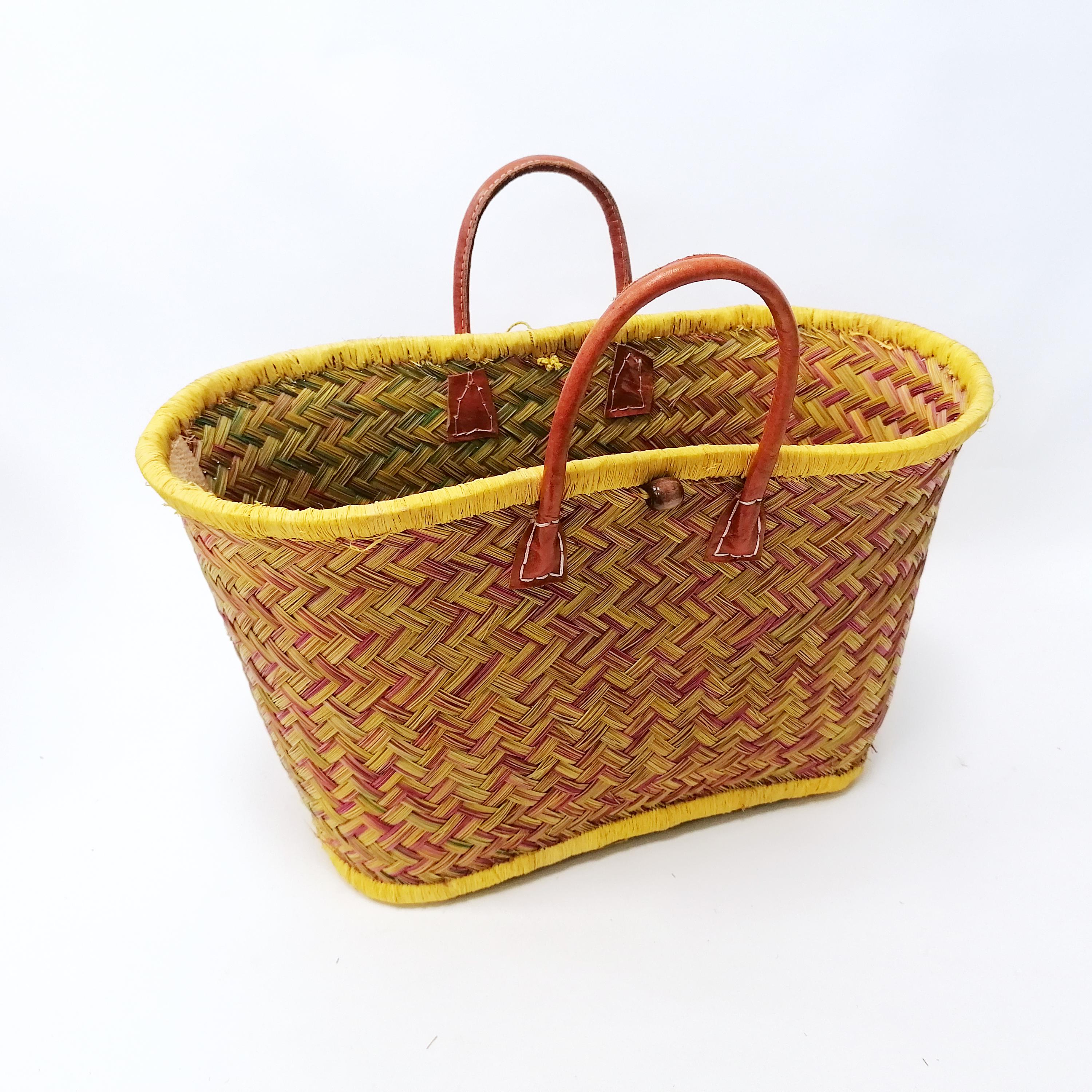 PANIER ARAVOLA TUTTI FRUTTI BICOLORE 27X52CM