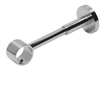 Gordijnring voor 28 mm gordijnroede RVS kleur 6 stuks