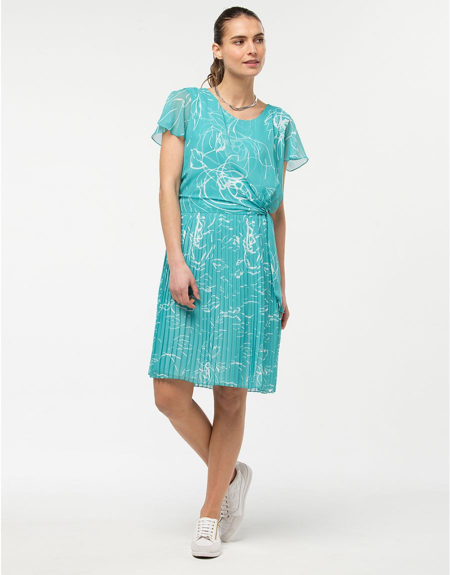 Robe chic turquoise