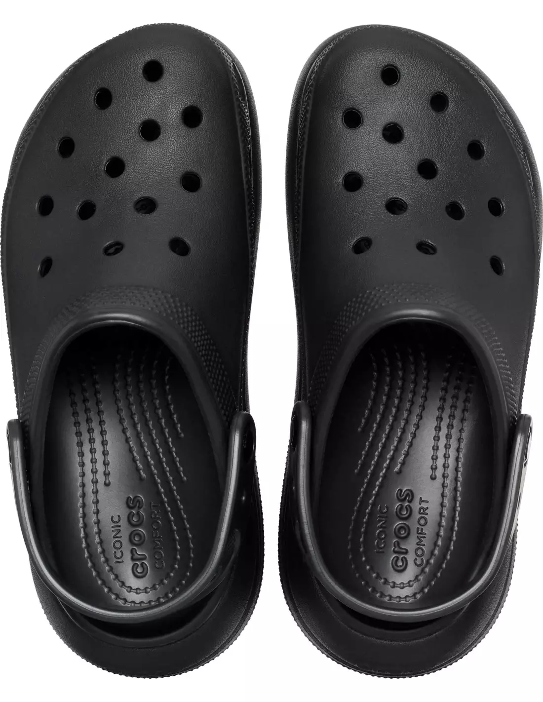 CRUSH CLOG - Mules & sabots 001BLACK