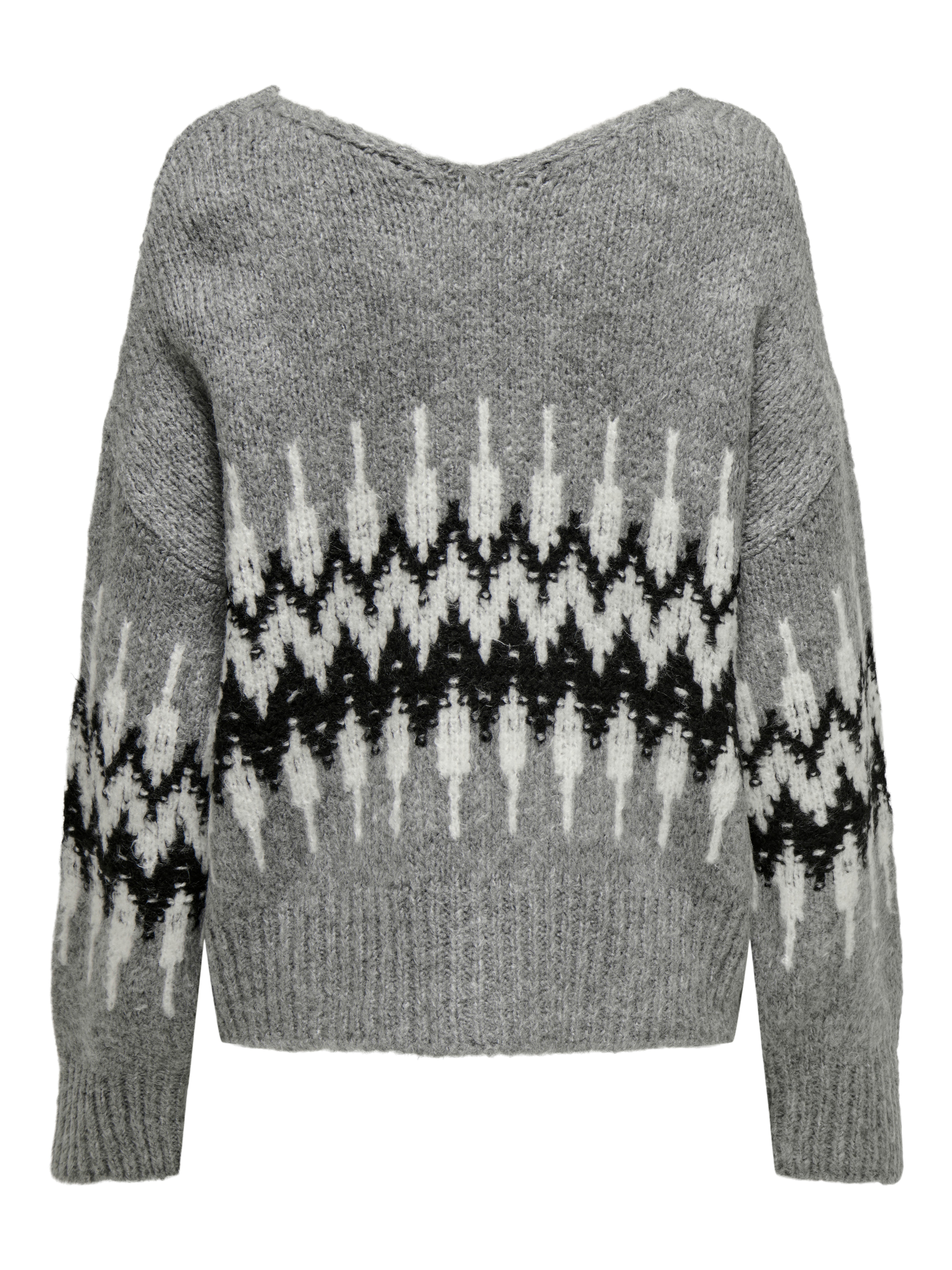 JDYDINEA Strickpullover Medium Grey Melange