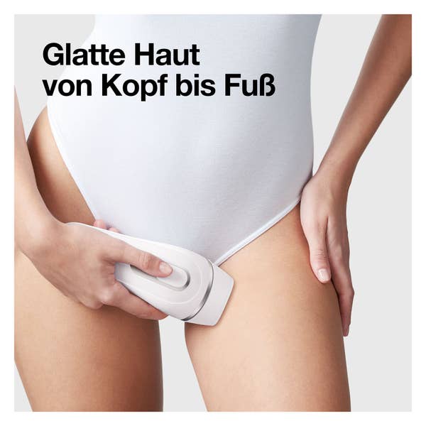 Braun Silk-Expert Pro 3 PL3020 IPL für Damen & Herren, dauerhaft sichtbare Haarentfernung, weiß/silber