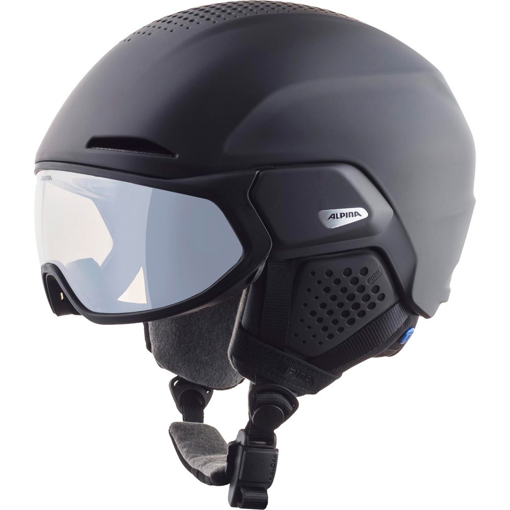 Alpina Alto V Visierhelm mattschwarz