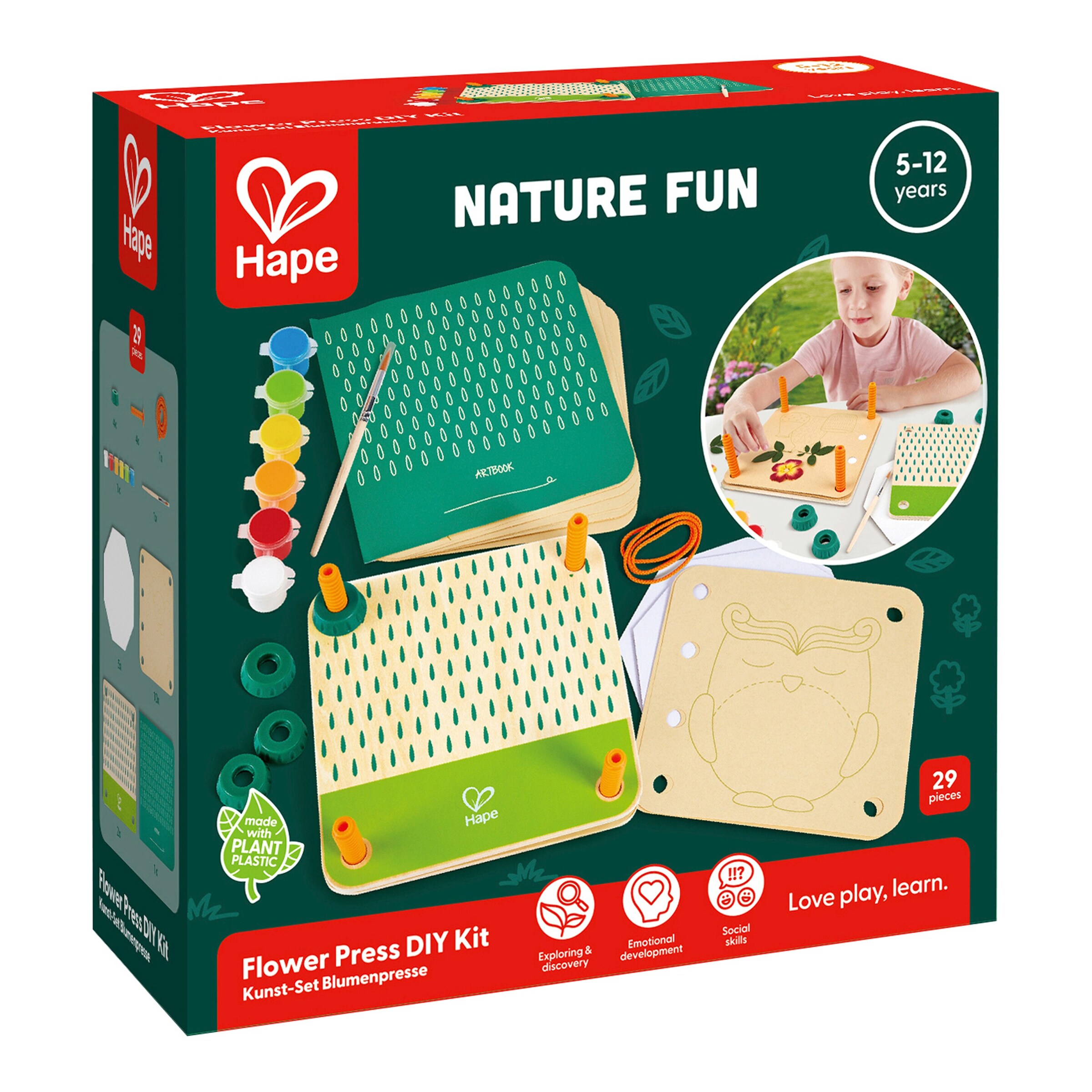 Hape Kunst-Set Blumenpresse