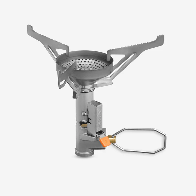 Decathlon Forclaz - Fogão de mochila leve e compacto Forclaz MT500 com piezo.