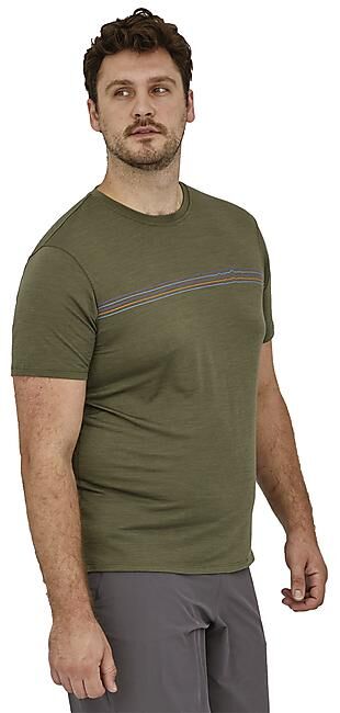 PATAGONIA - TS MC CAP COOL MERINOS GRAPHIC M