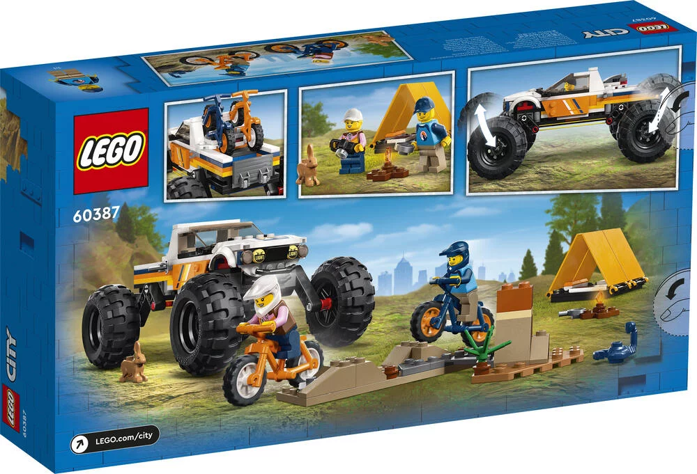 LEGO®CITY 60387 - LES AVENTURES DU 4X4 TOUT-TERRAIN