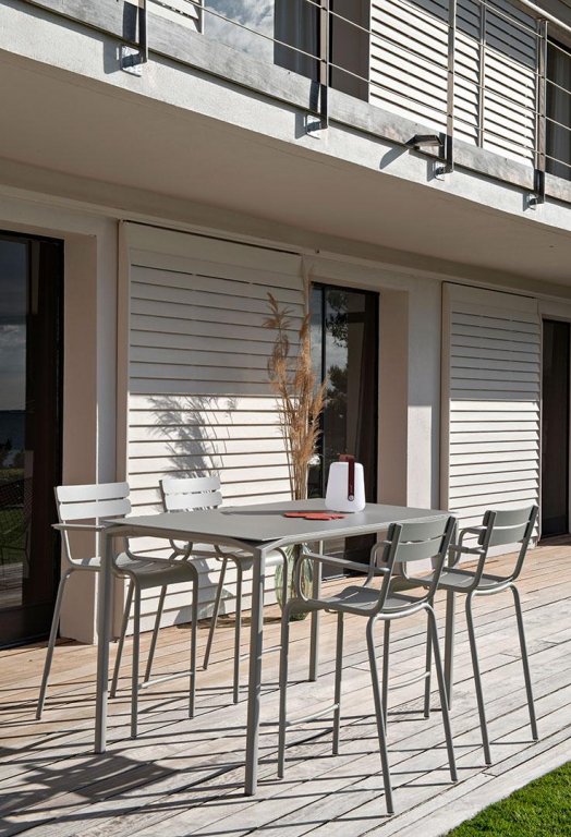 Fermob Calvi high tuintafel 160x80x92 Honey