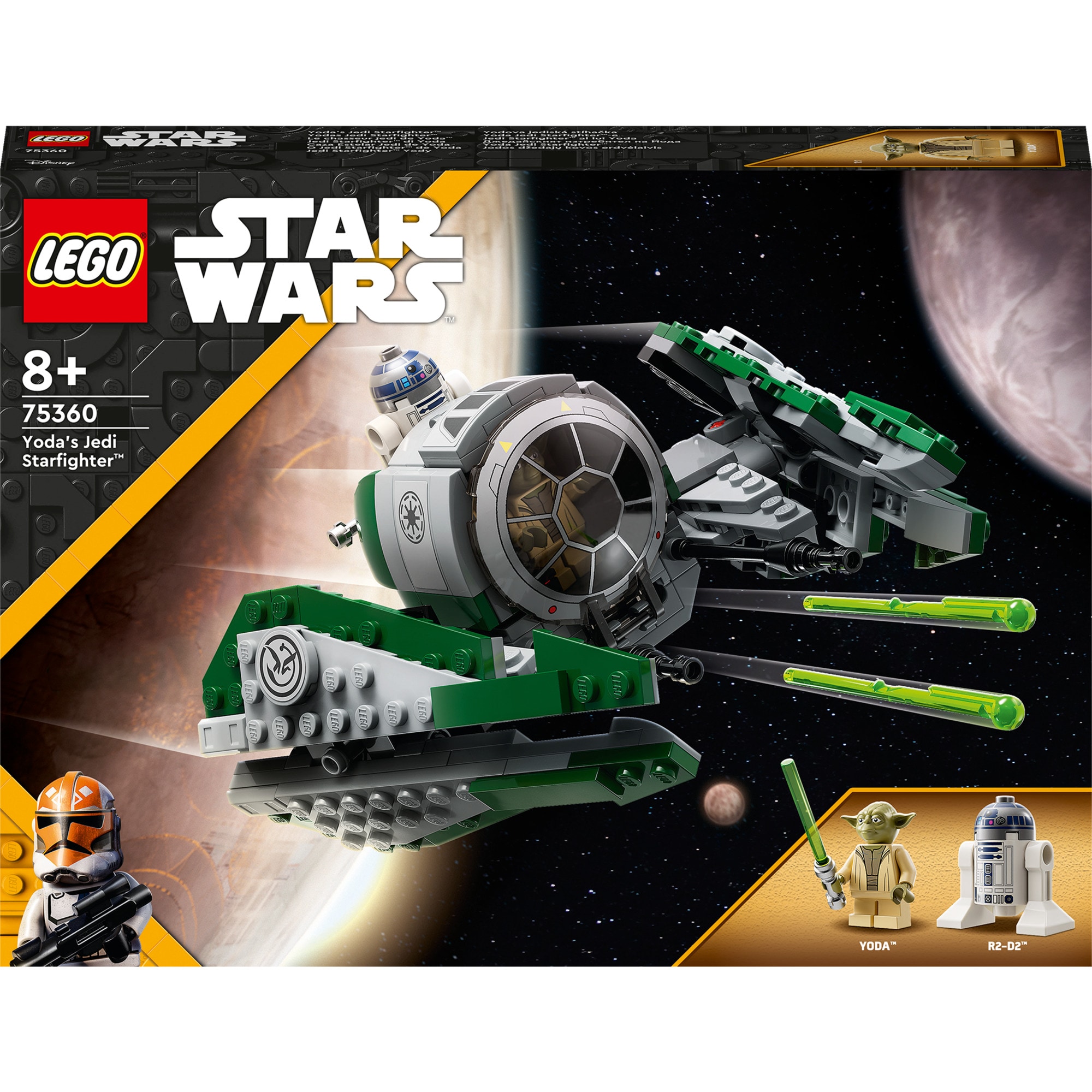 LEGO Konstruktionsspielzeug Star Wars Yodas Jedi Starfighter