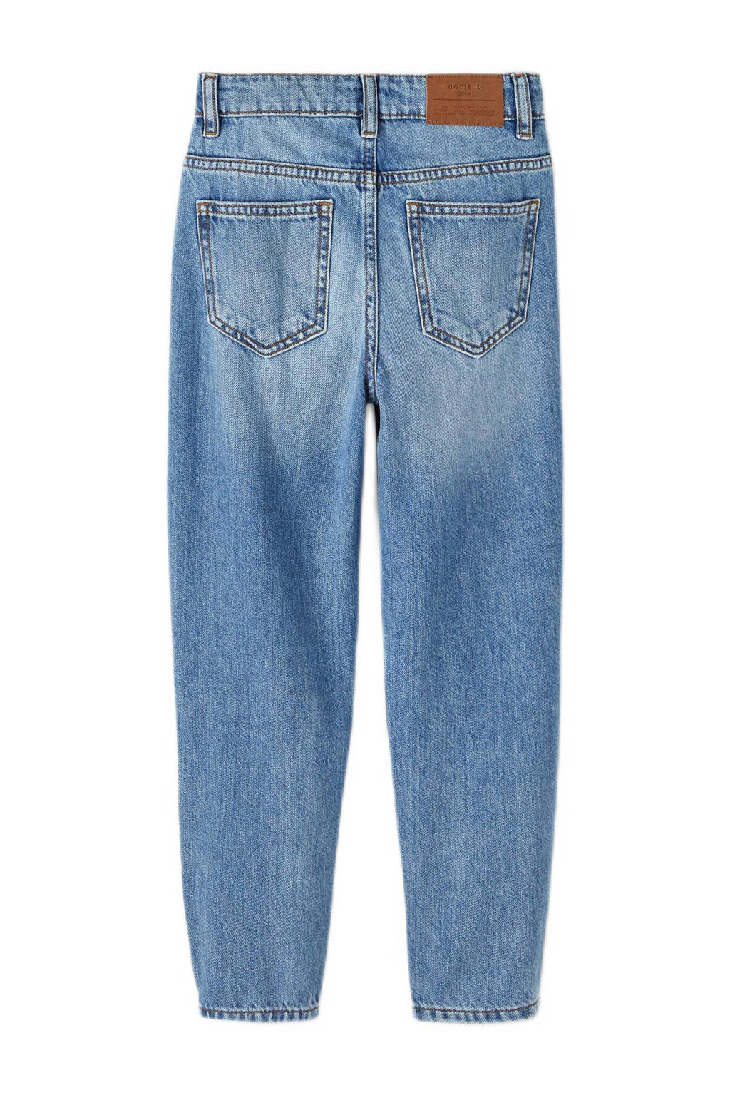 NAME IT tapered fit jeans NKMSILAS medium blue denim