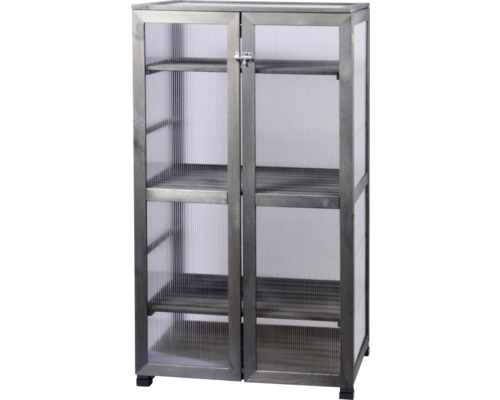 dobar Dome grote propagatiekast 56 x 52 x 110 cm antraciet