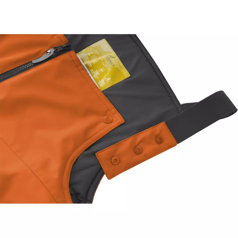 normani Kinder Winterhose mit Hosenträgern „Ulukhaktok“ Orange