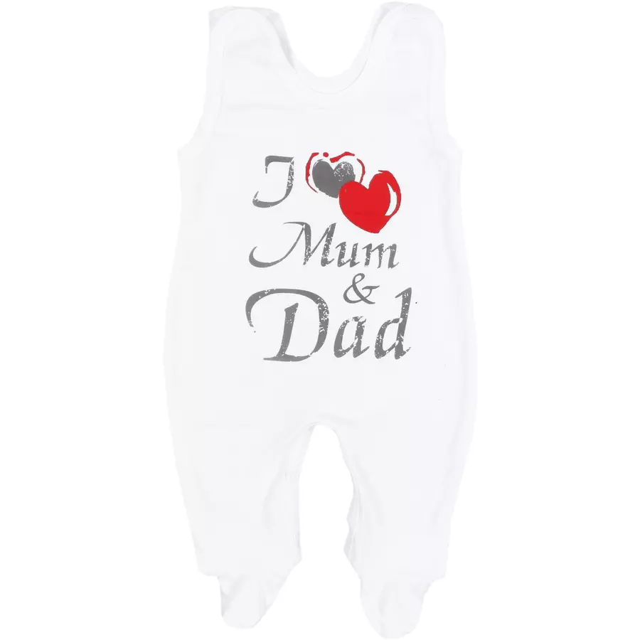 TupTam Baby Unisex Strampler-Set mit Aufdruck Spruch 2-tlg weiß