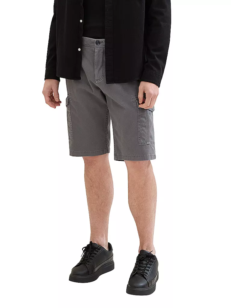 TOM TAILOR Cargoshorts grau