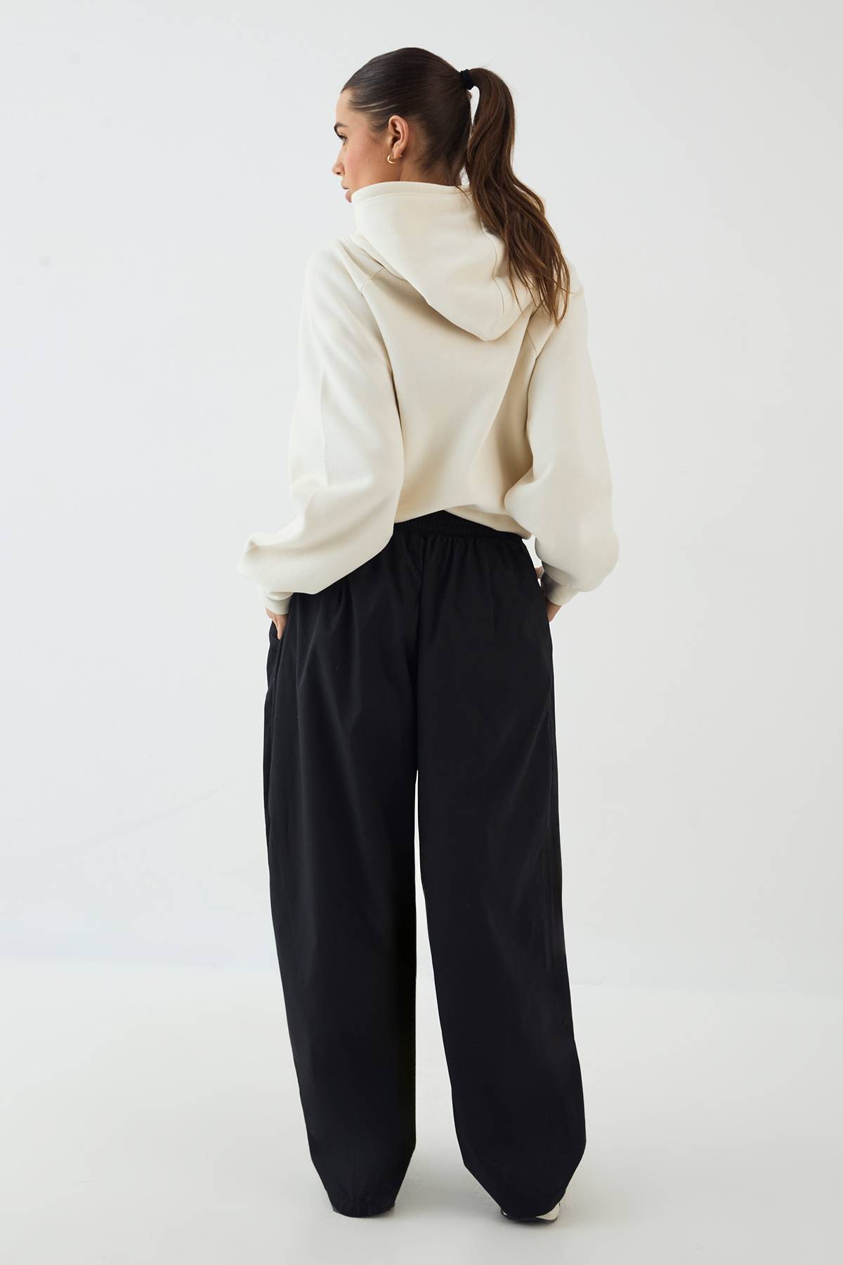 Pantalon Dsgn Studio Taille Élastique Jambe Ballon Coupe Oversize