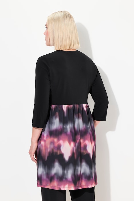 Longshirt, A-Linie, Print