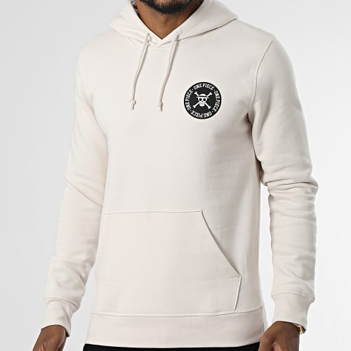 Sweat Capuche Luffy Beige