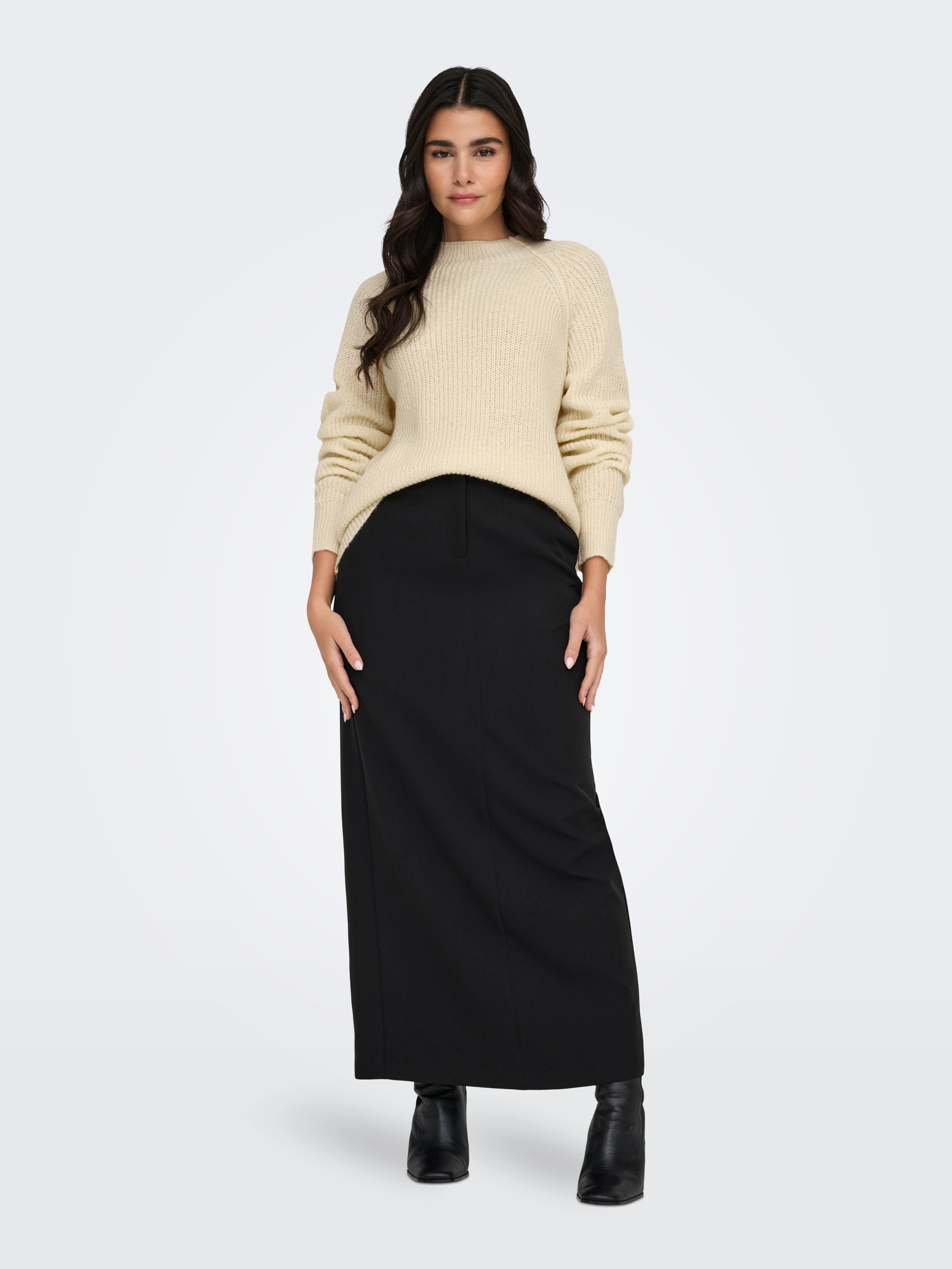 JDYMANDY Strickpullover Eggnog