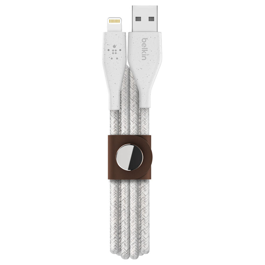 Belkin Câble Duratek Plus USB-A vers Lightning (blanc) - 1,2 m