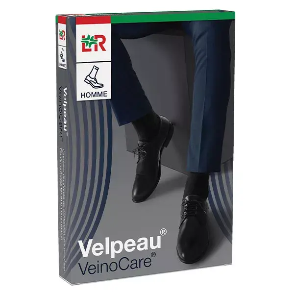 Meias Velpeau Veinocare Classe 2 Masculinas Tamanho P Pretas