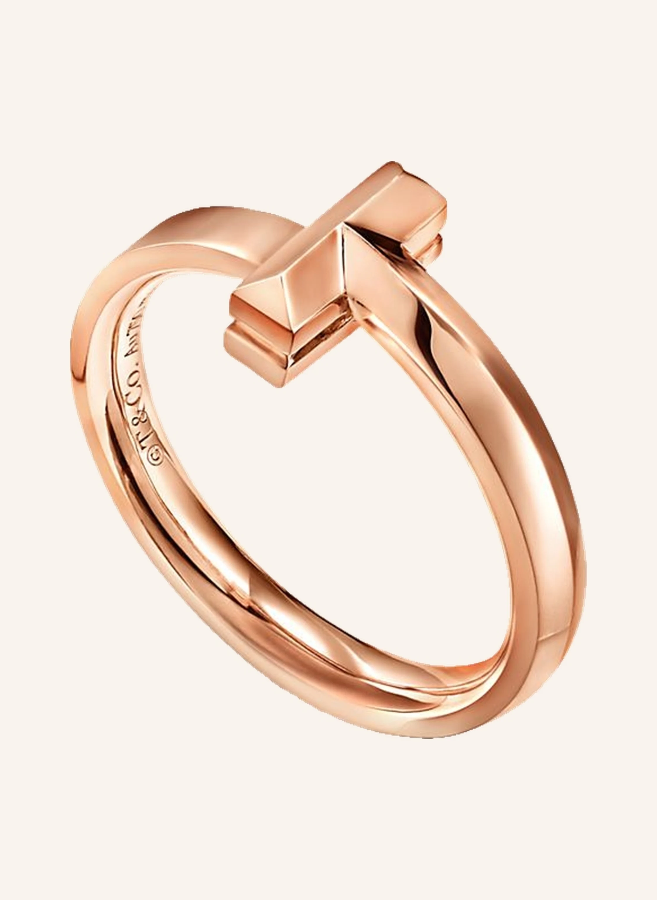 TIFFANY & Co. Tiffany T T One RING aus 18 Karat Roségold