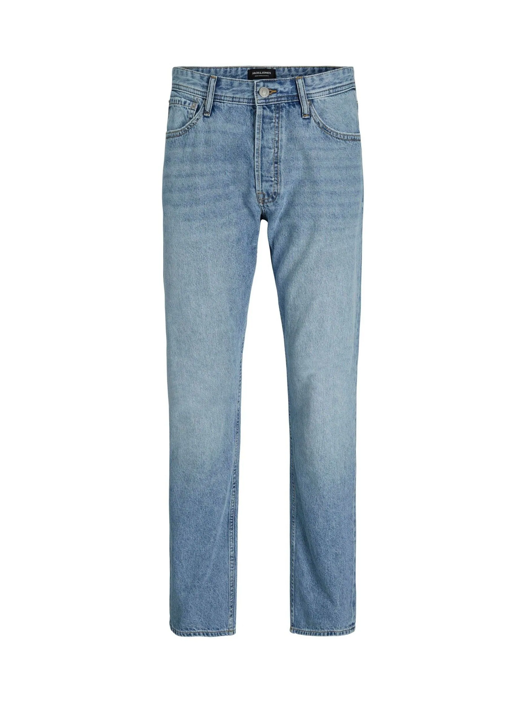 Lichtblauw chroom - JACK & JONES Chris jeans met relaxte pasvorm