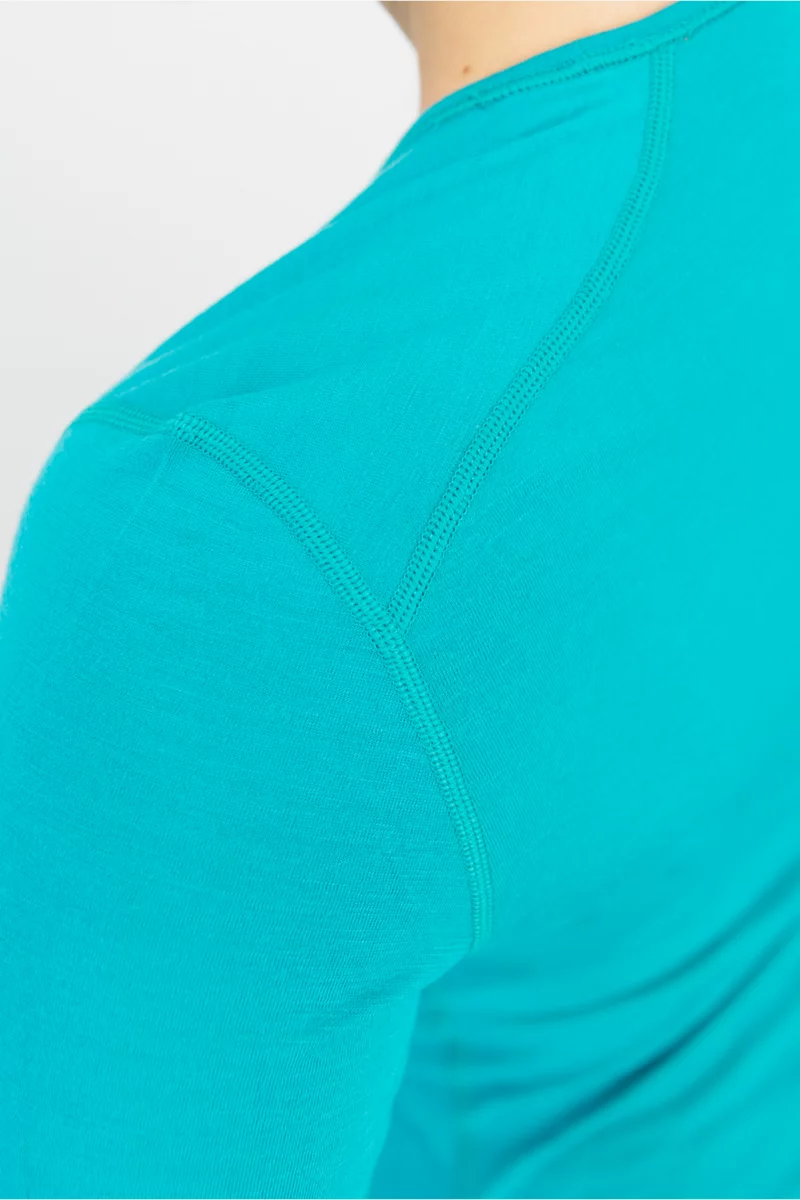 icebreaker Merino 200 Oasis Ski Stripes Damen Thermo Longsleeve