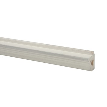 CanDo vensterbanklijst MDF rustiek wit gegrond 26x28mm 260 cm