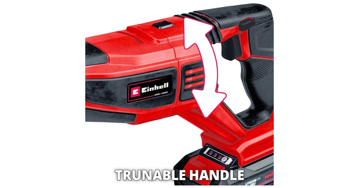 EINHELLTE-AP 18/28 Li BL-Solo Accu Reciprozaag  (Rood/zwart, Accu en oplader niet inbegrepen)